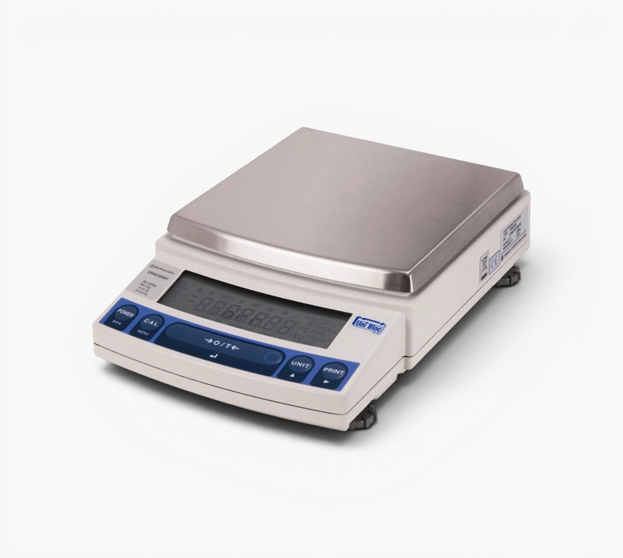 Shimadzu UW6200HV Jewelry Balance, 6200g, 0.01g