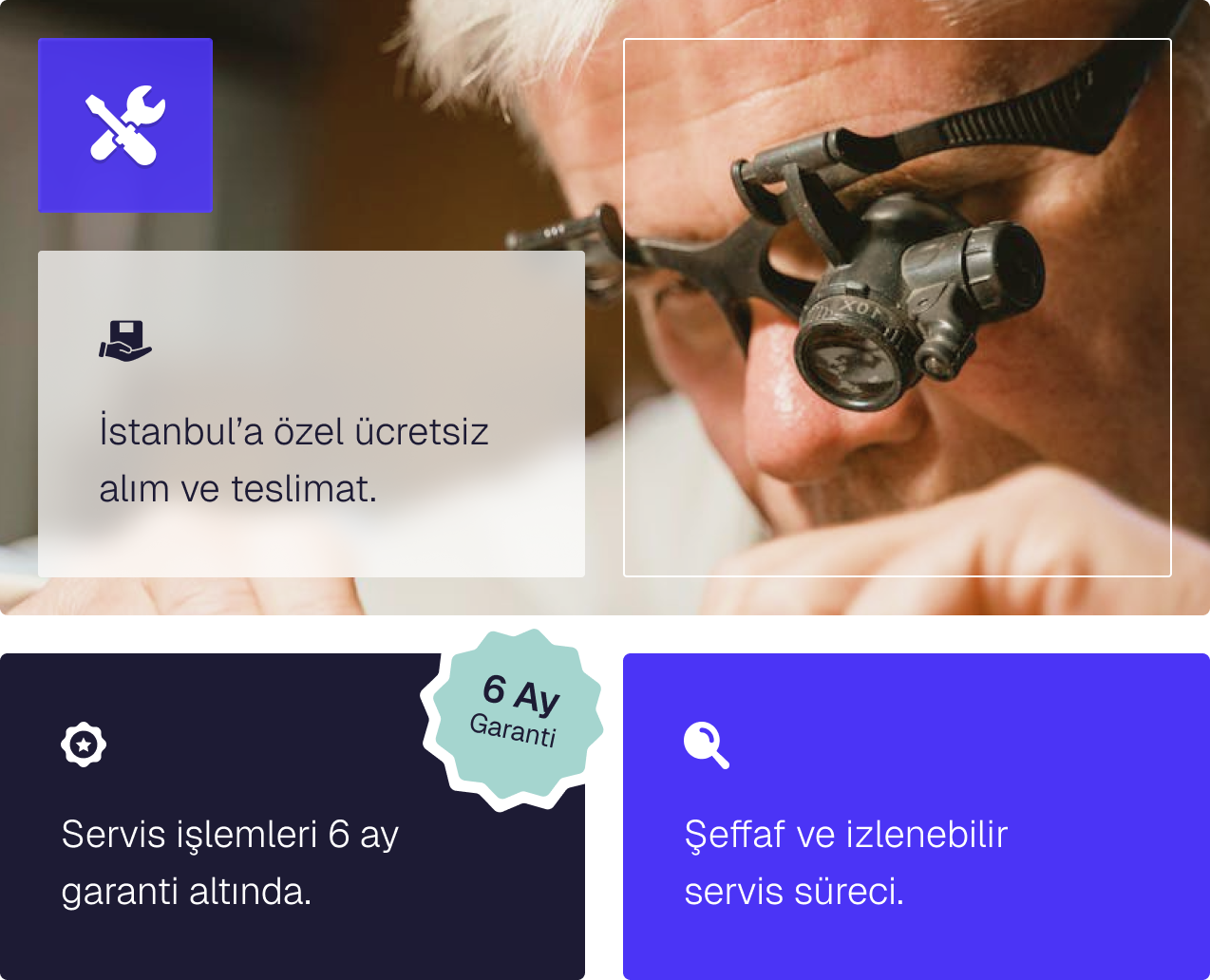Profesyonel servis yönetimi